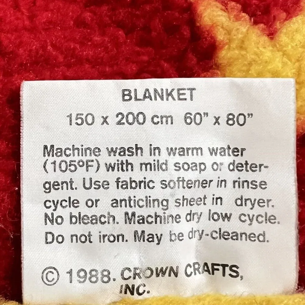 Vuteks Crown Craft Virgin Acrylic Pile Throw Blanket 60